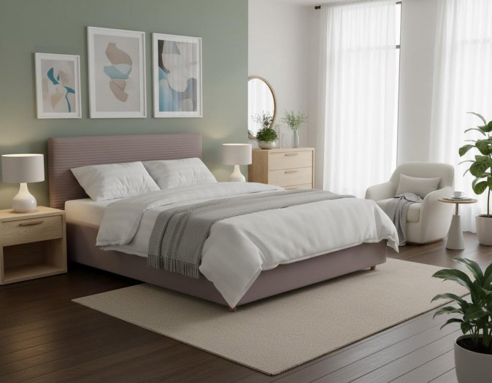 Кровать Event Loft 1600 с основанием / какао №8