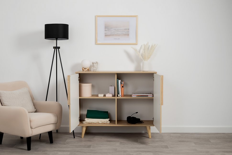 Току комод 16.230.04 Гикори Рокфорд / Белый