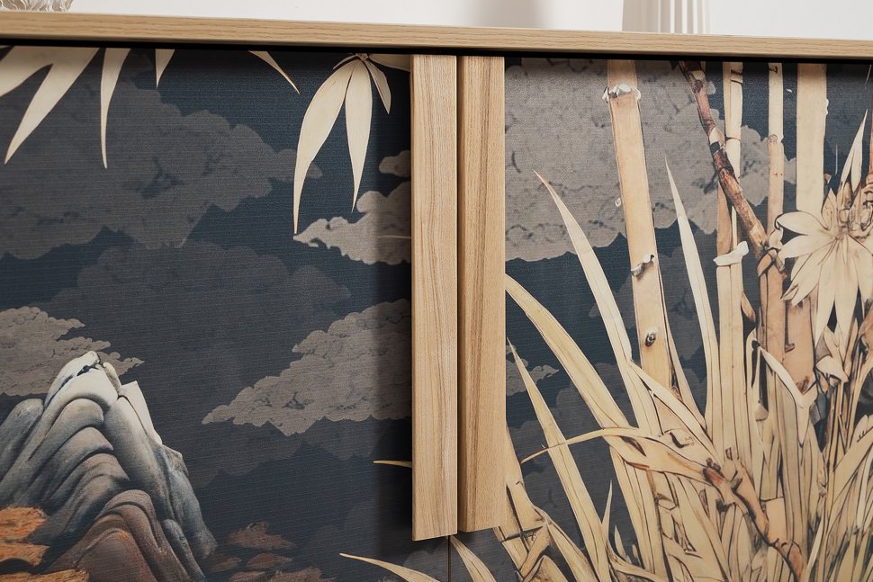 Току комод 16.230.04 Гикори Рокфорд / Белый