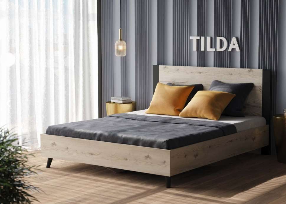Кровать 160х200 TILDA 307 (Глазов) Гаскон пайн