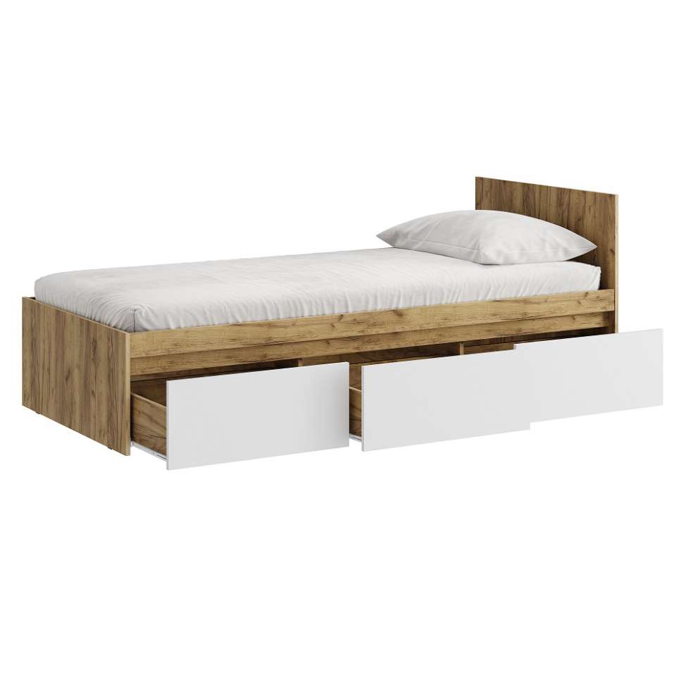 Кровать 90х200 Гудвин (Арника) с ящиками
