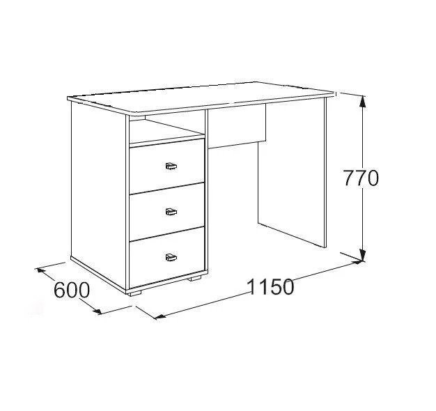 Стол письменный Омега 06 Эльбрус-М