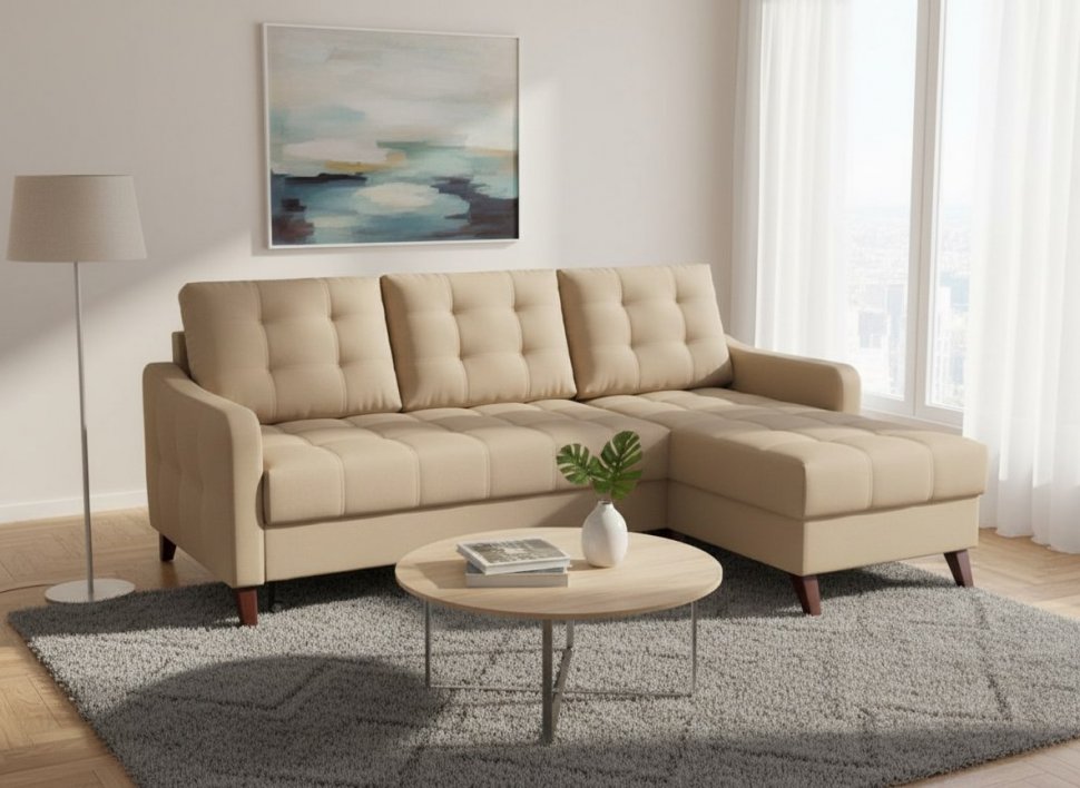 Диван угловой Римини-1 Velutto 05