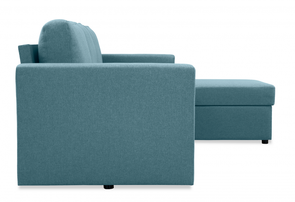 Диван угловой "дельфин" Фишер-Торонто (Голубой)