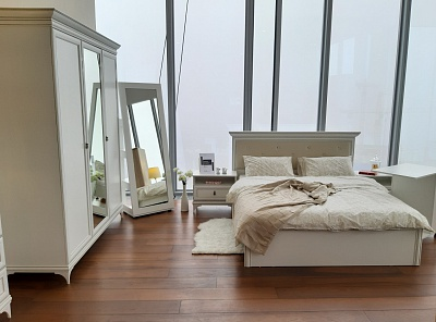 Кровать 180х200 Агата АТ-17В с основанием (Заречье)