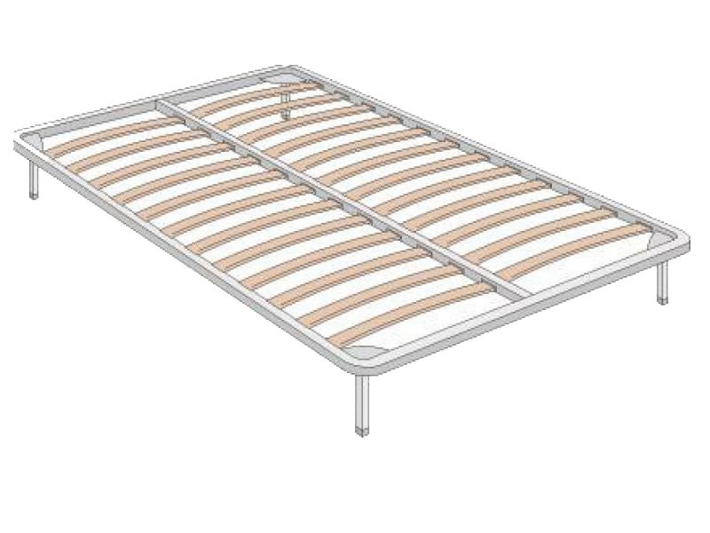 Кровать 180х200 Агата АТ-17В с основанием (Заречье)