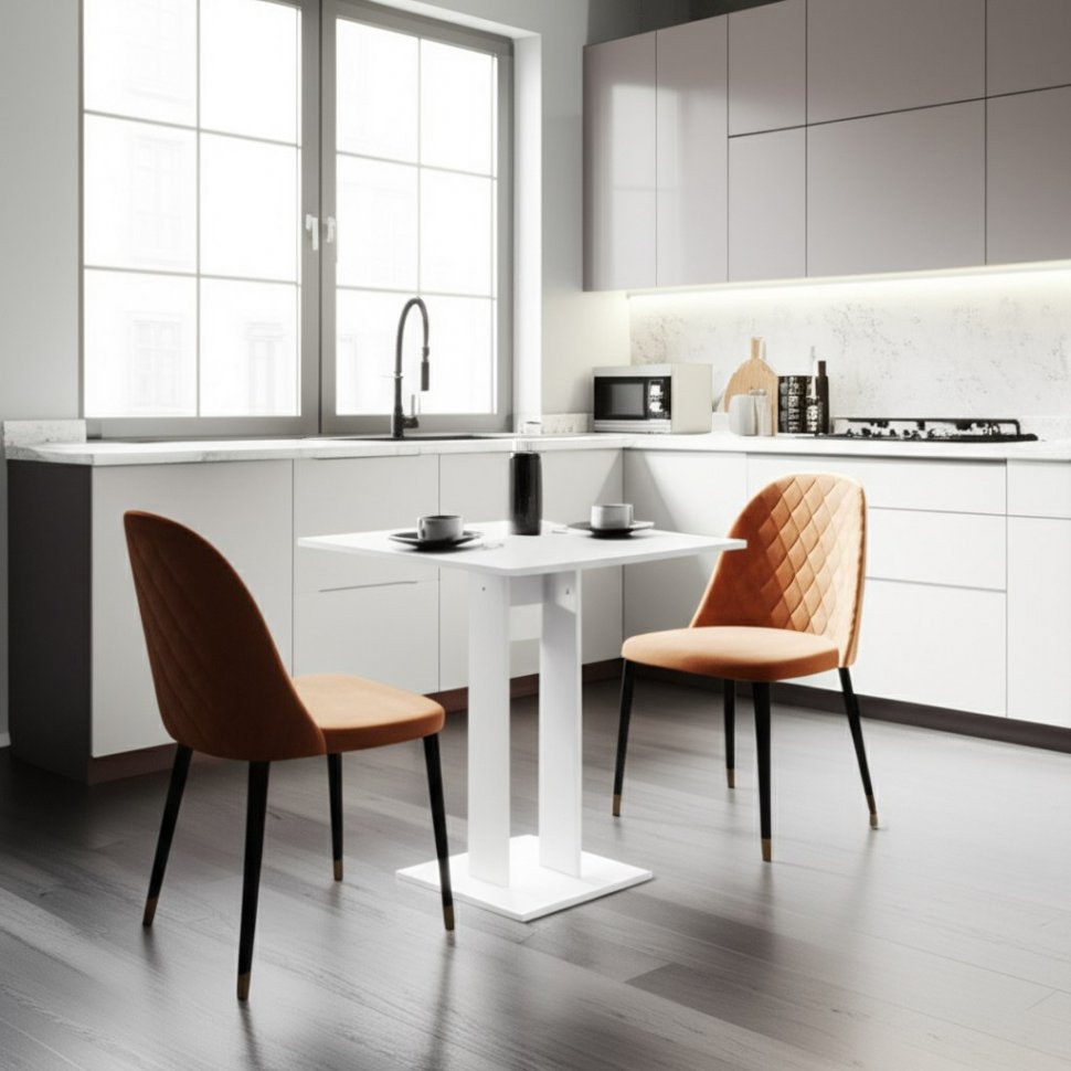 Стол обеденный СО 7, Белый текстурный