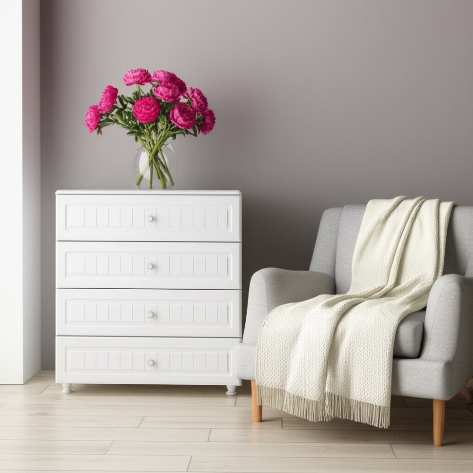 Комод Монако МН-6 белое дерево