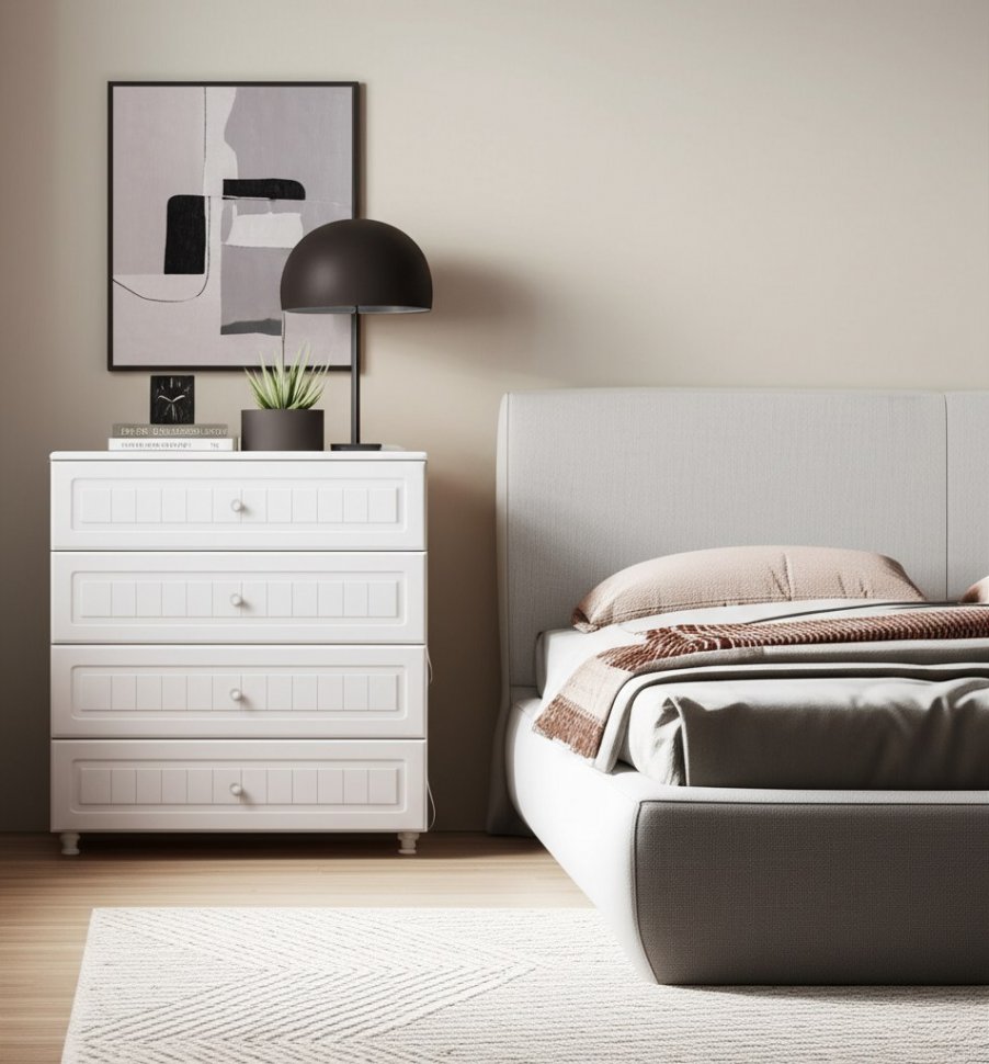 Комод Монако МН-6 белое дерево