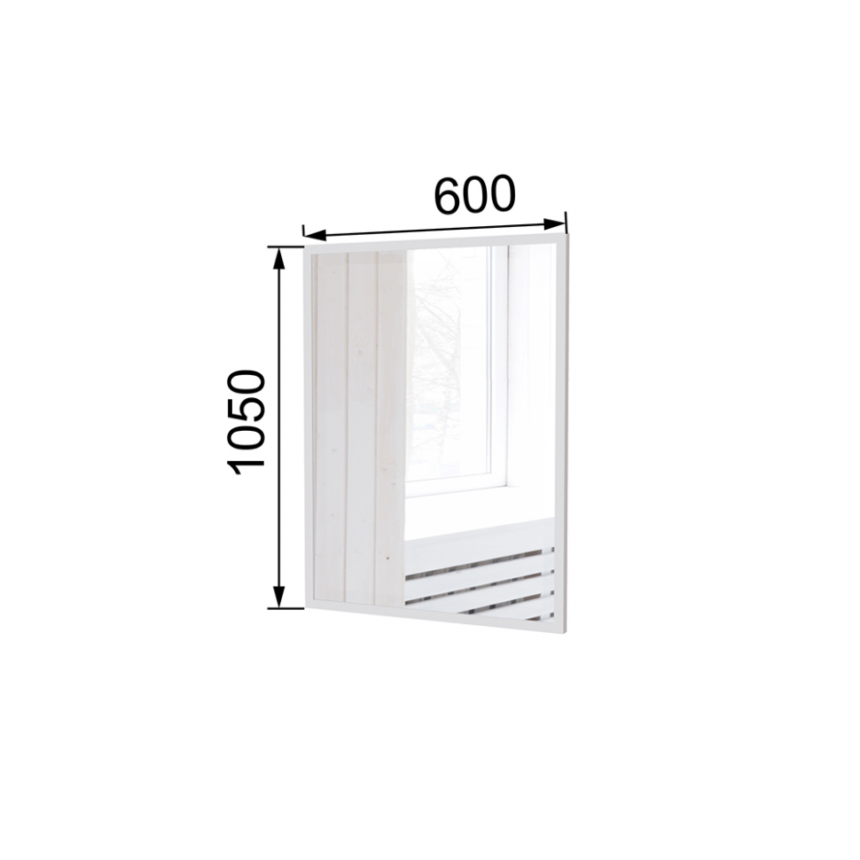 Зеркало навесное Толедо ТЗ-30, Белый