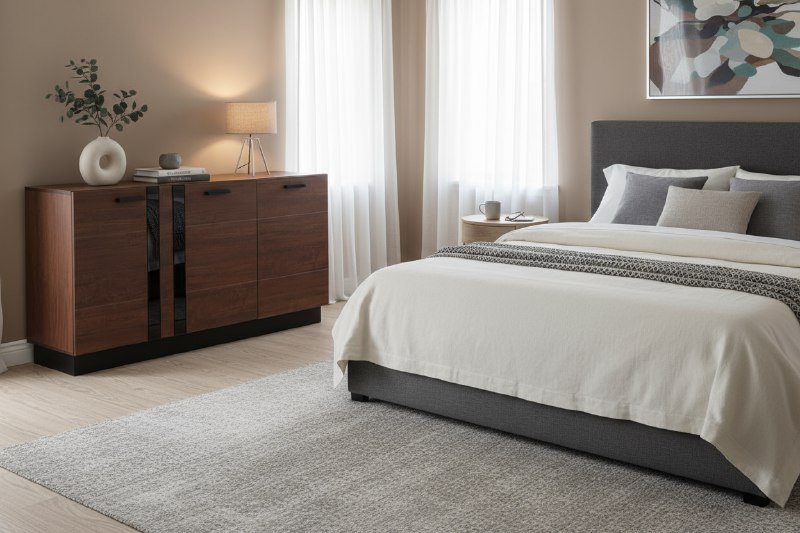 Комод Магнолия, Дерево, Орех