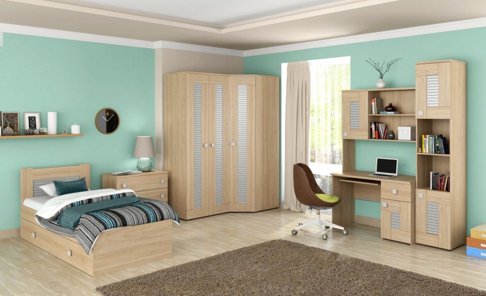 Шкаф угловой Саша Модерн Интеди ИД 01.68