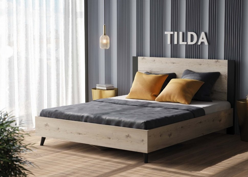 Кровать 120х200 TILDA 309 (Глазов) Гаскон пайн