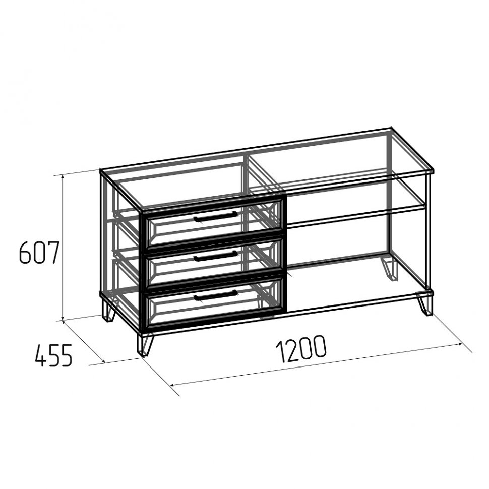 Тумба Аурелио (Глазов) 5 Белый МЦН 