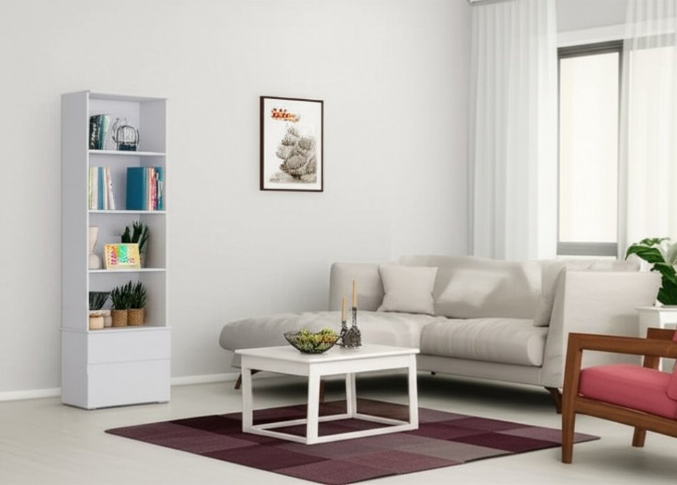 Стеллаж Плейона (ТЭКС) Белый