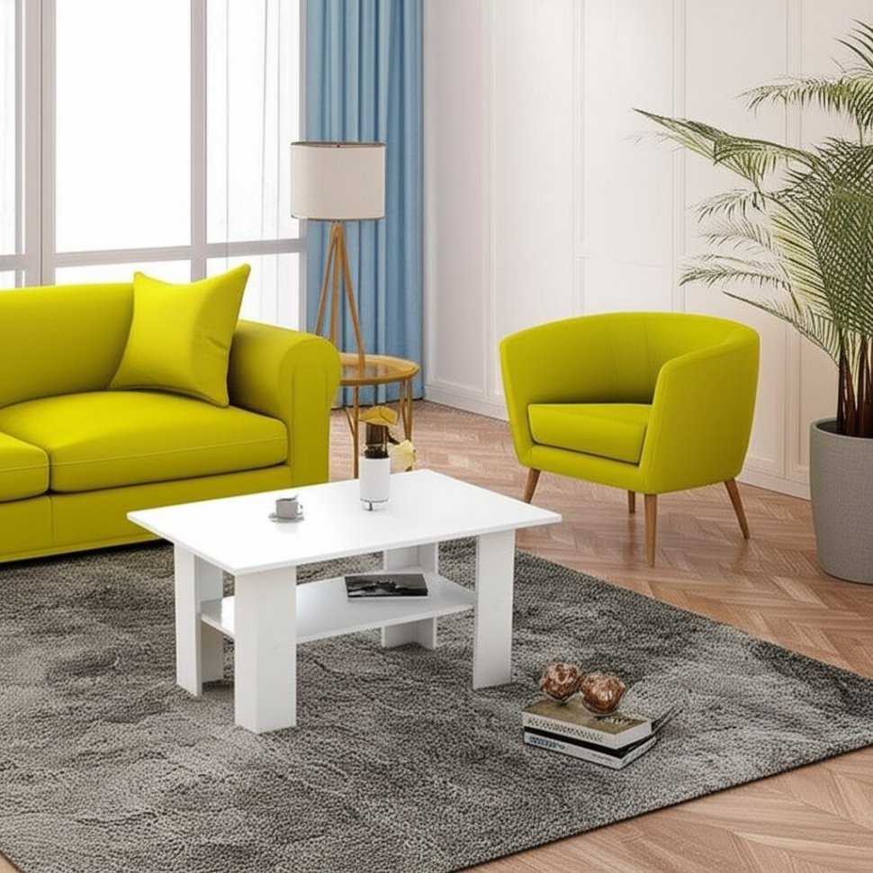 Столик журнальный СТЖ-001 Белое дерево