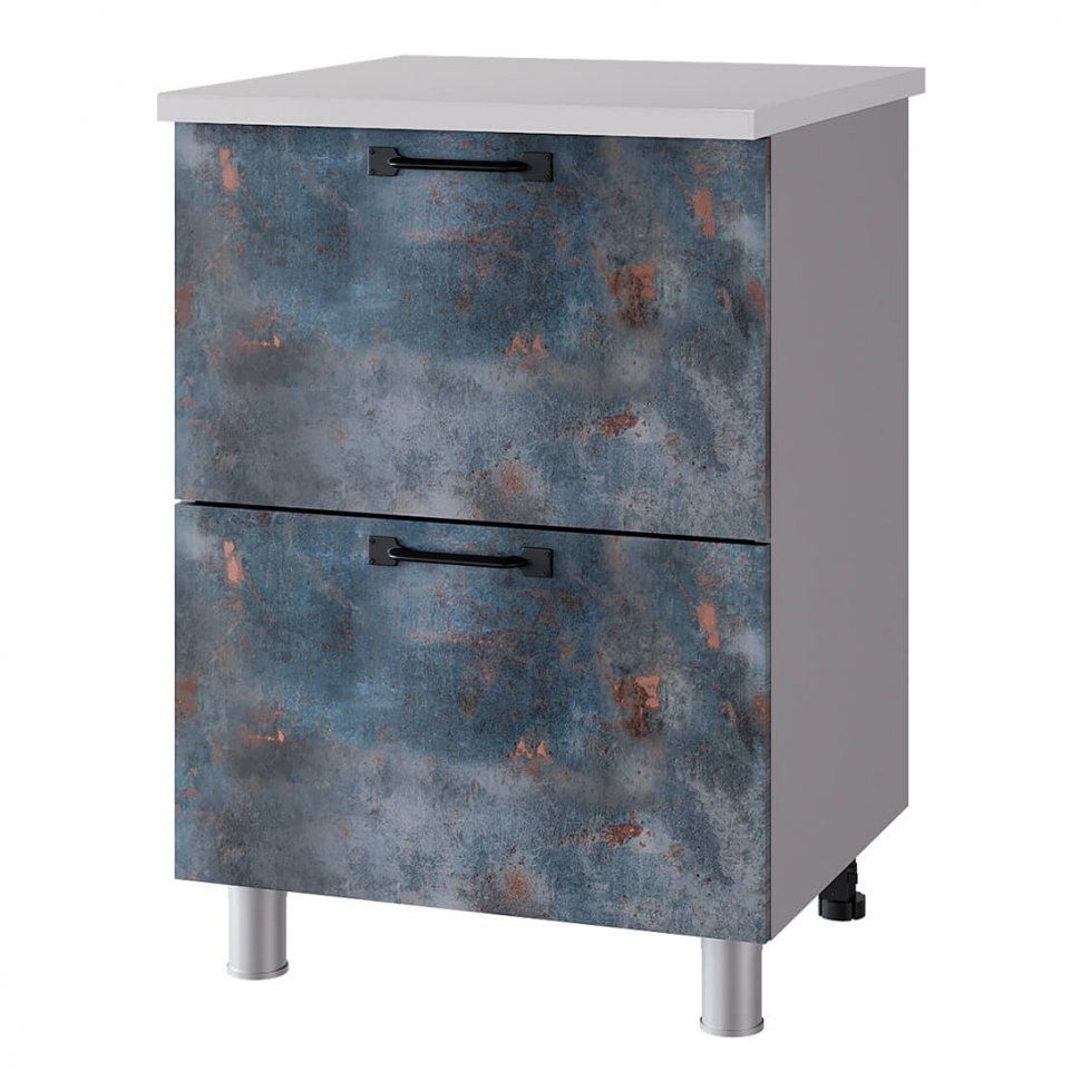 Шкаф кухонный 60 с ящиками Бруклин 6Р2