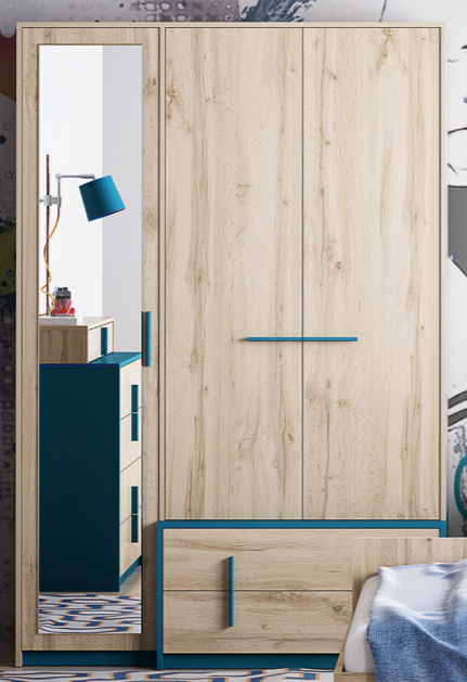 Шкаф 3-дверный Майами №23 Арника 