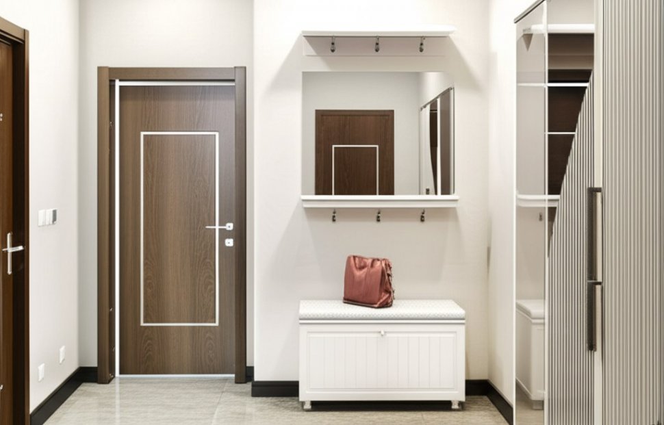 Тумба под обувь (ш.800) Монако МН-22 белое дерево