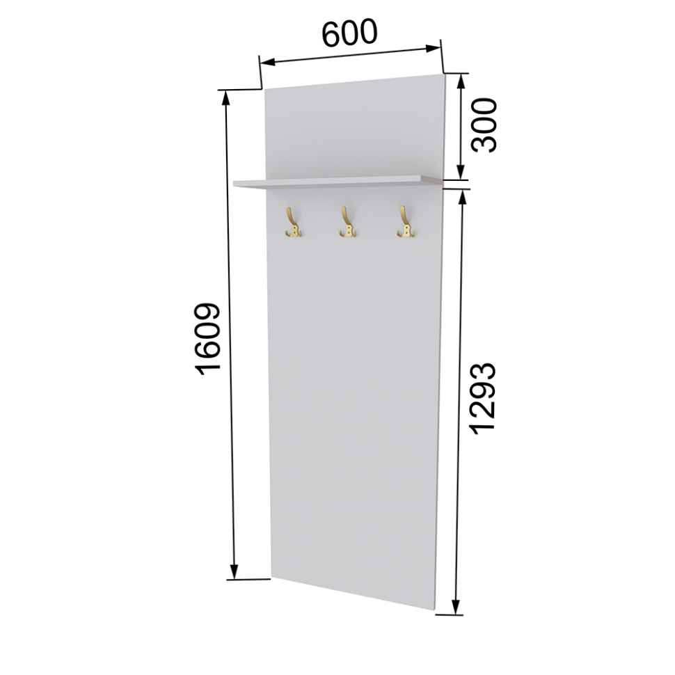 Прихожая Толедо. Белый. Комплект 1
