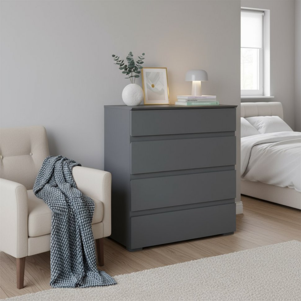 Комод Плейона, Графит серый