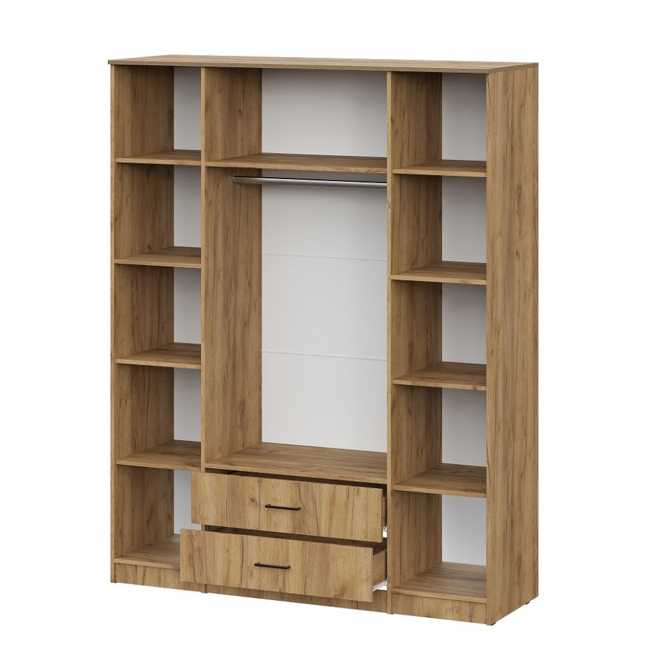 ШК 1 шкаф (серия 2) / Дуб золотой