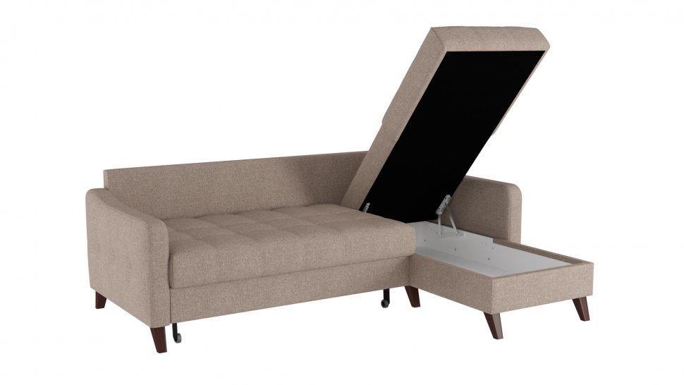 Диван угловой Римини-1 Sherlock 932