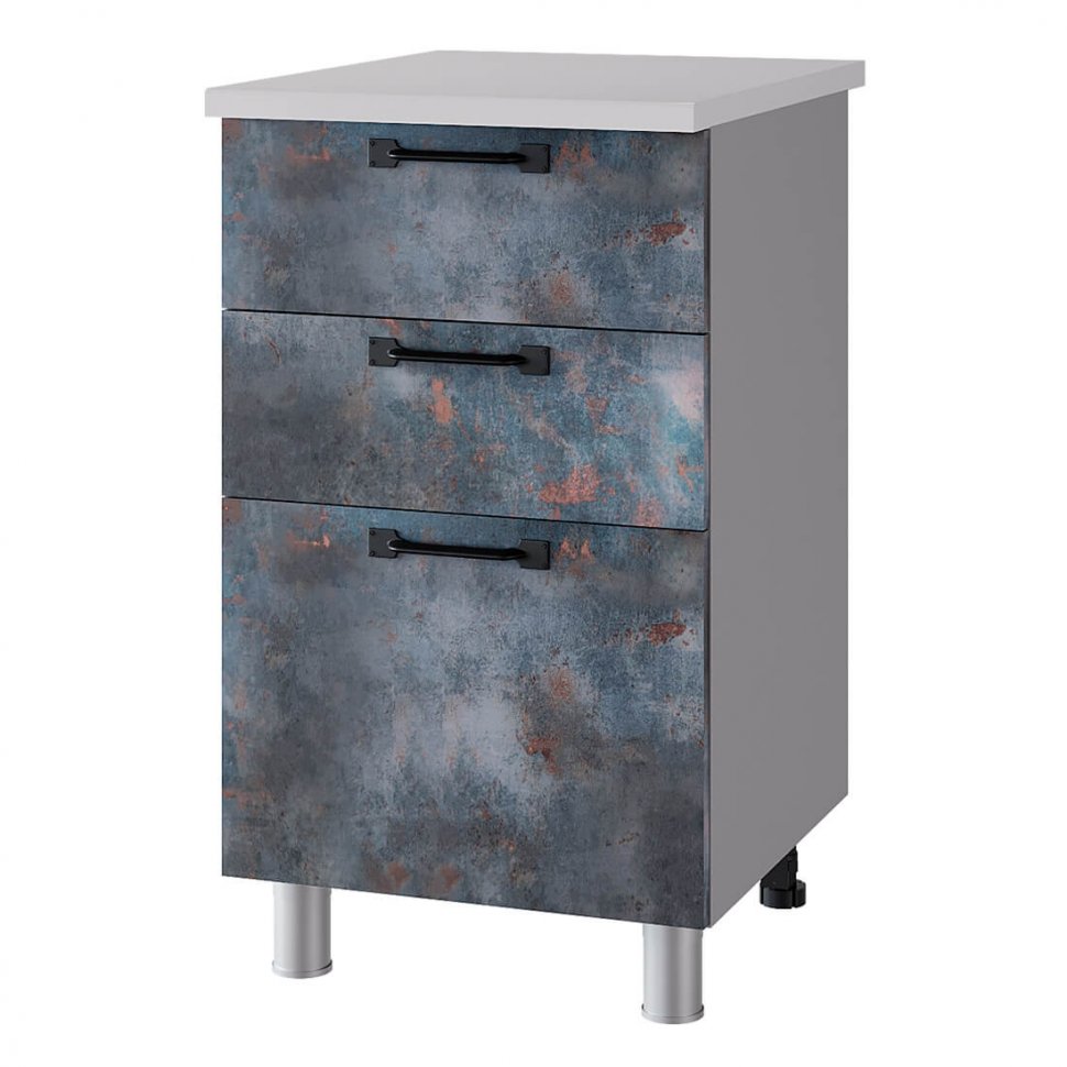 Шкаф кухонный 50 с ящиками Бруклин 5Р3