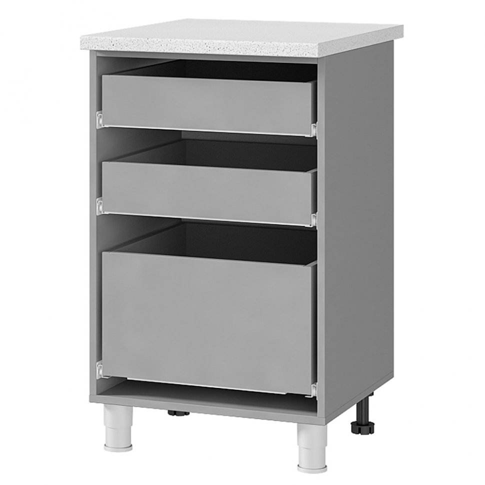 Шкаф кухонный 50 с ящиками Бруклин 5Р3