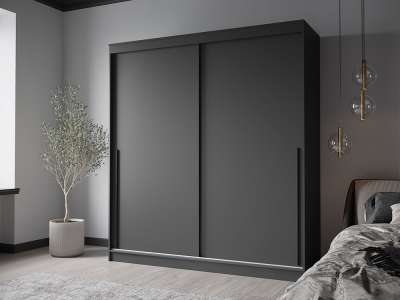Шкаф-купе Элегант-7 (Северин) 1500 Графит