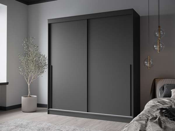 Шкаф-купе Элегант-7 (Северин) 1500 Графит