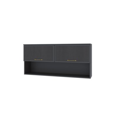 Полка навесная Толедо ТН-1, Графит серый