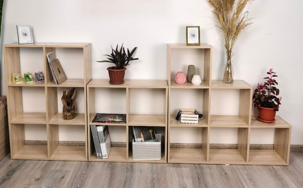 Стеллаж 5 Лайт (Алисия) Дуб Сонома