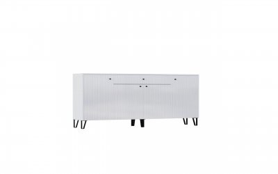 Комод Оливия, Белый, Белый Глянец