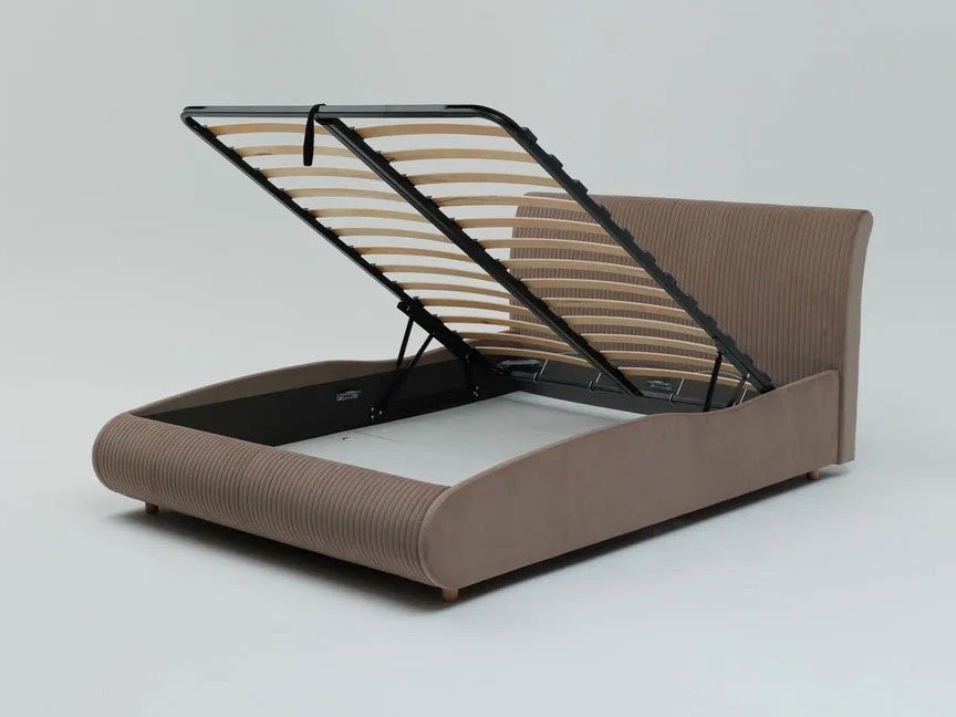 Кровать Нефертити 1400 с под. механизмом / какао №8