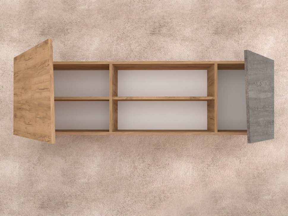 Гостиная Аллегро 10 компл. 2 / Дуб Крафт золотой/Камень темный