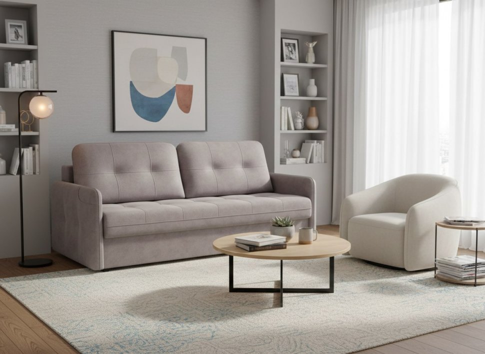 Диван Smart 1 СК Велюр Кашемир 890