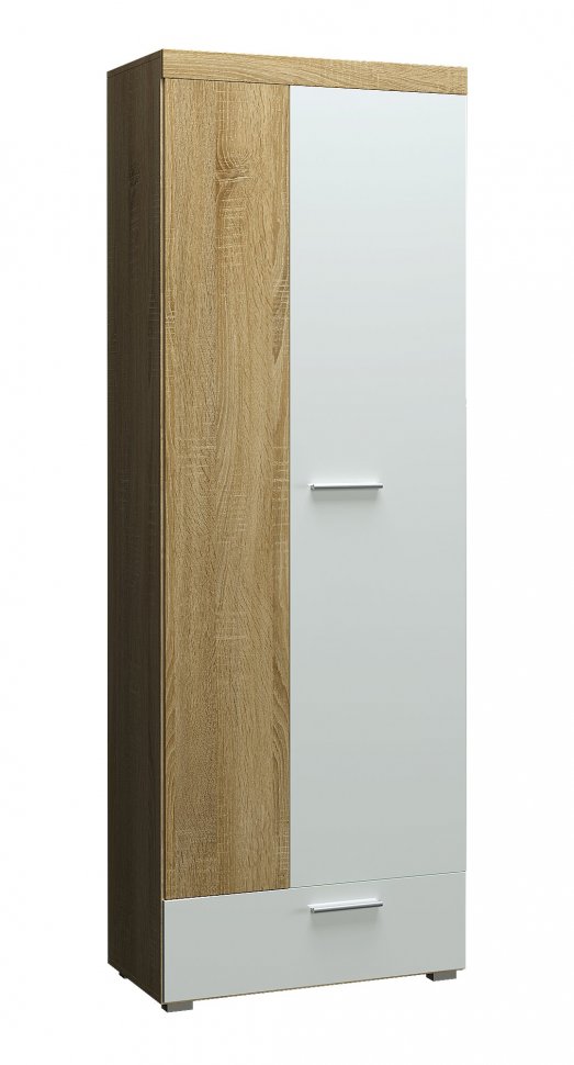 Шкаф для одежды и белья BEST Сакура Модуль 3 (дуб табачный/белый глянец) 1