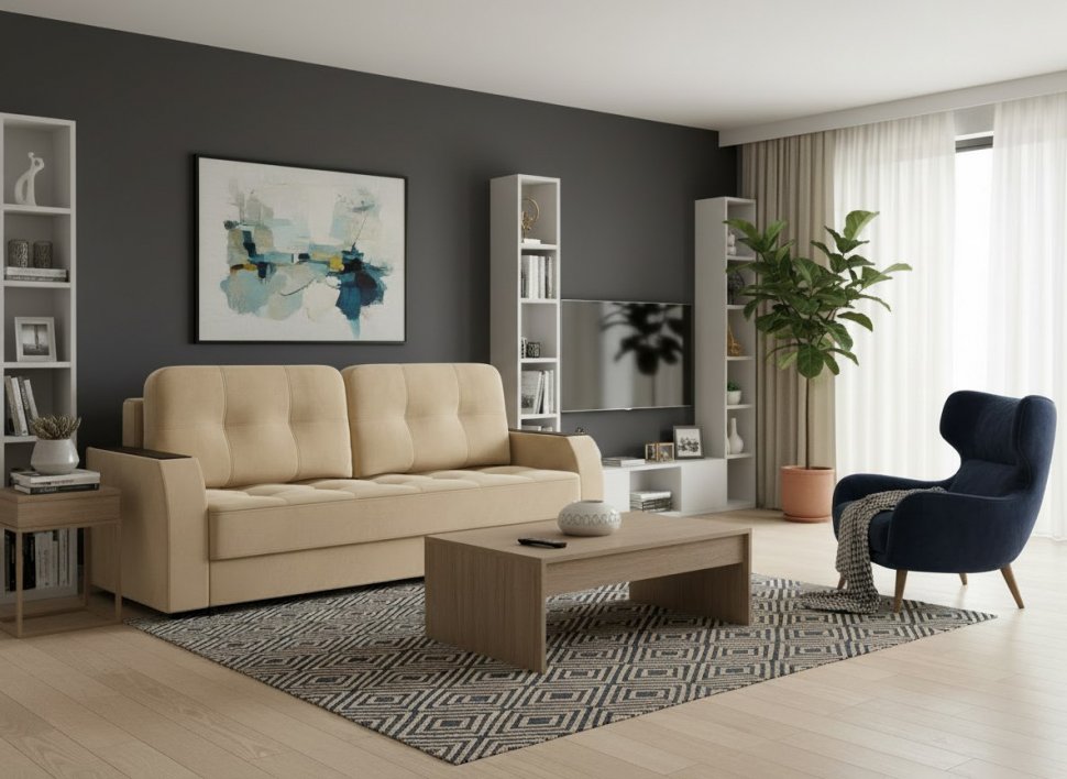 Диван Нью-Йорк 3т Модель 036 / luna 05