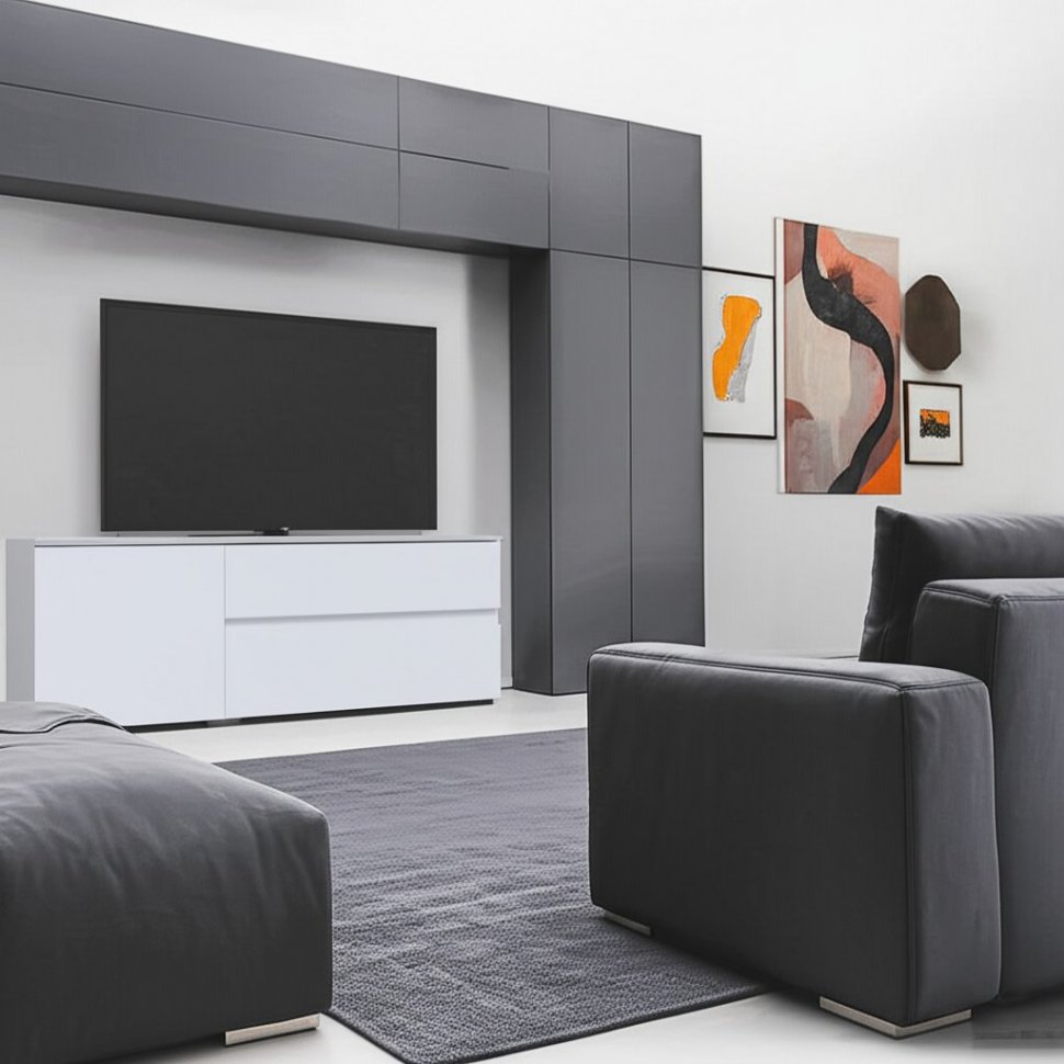 Тумба ТВ малая Плейона (ТЭКС) Белый