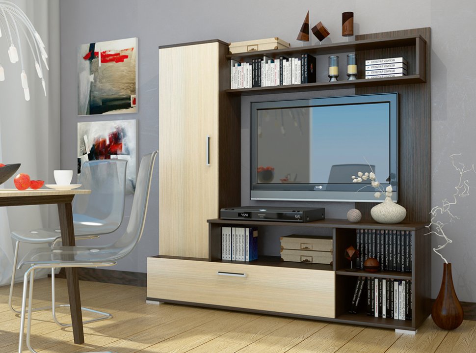 Гостиная Лима (Горизонт) Венге / Дуб молочный