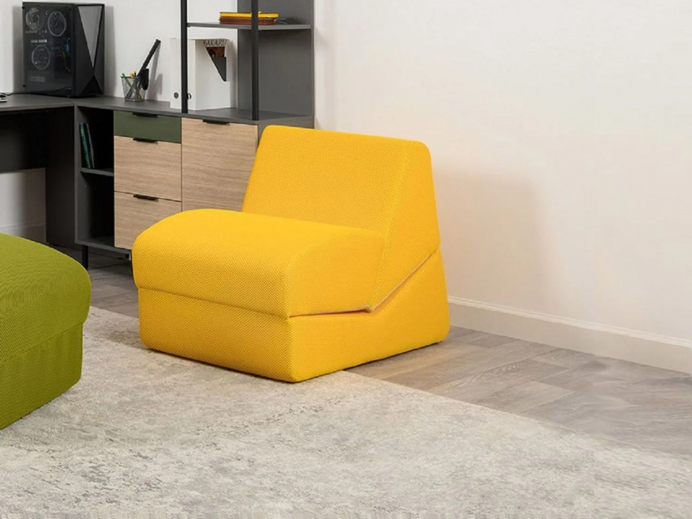 Марвэл Сетка Кресло Желтое