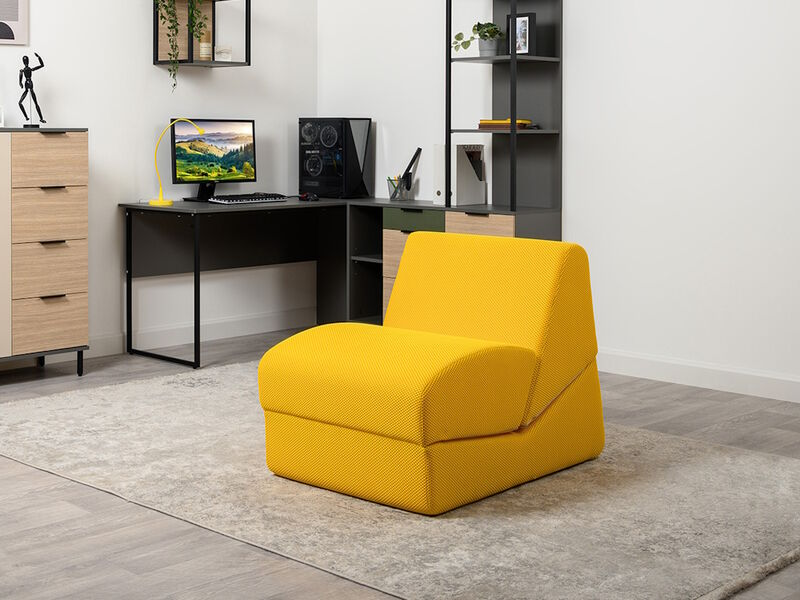 Марвэл Сетка Кресло Желтое