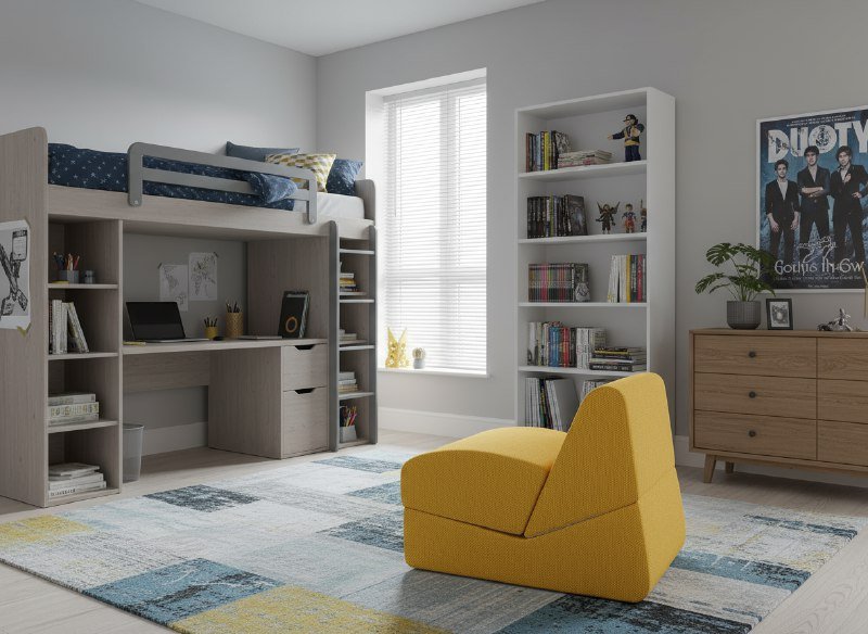 Марвэл Сетка Кресло Желтое