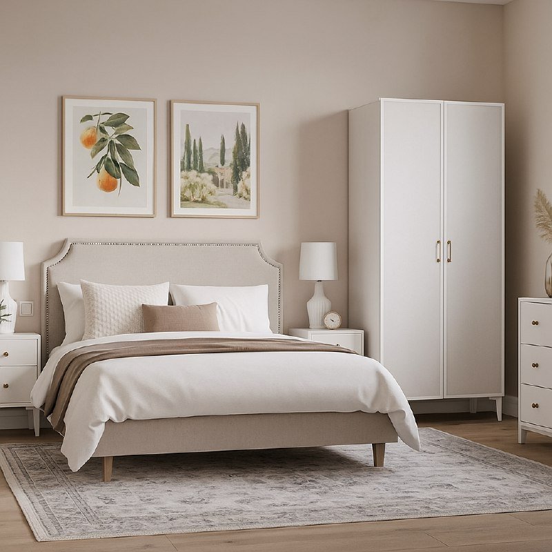 Шкаф двухстворчатый Толедо ТШ-21, Белый