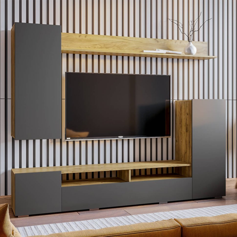 Гостиная Диаманд, Крафт, Графит