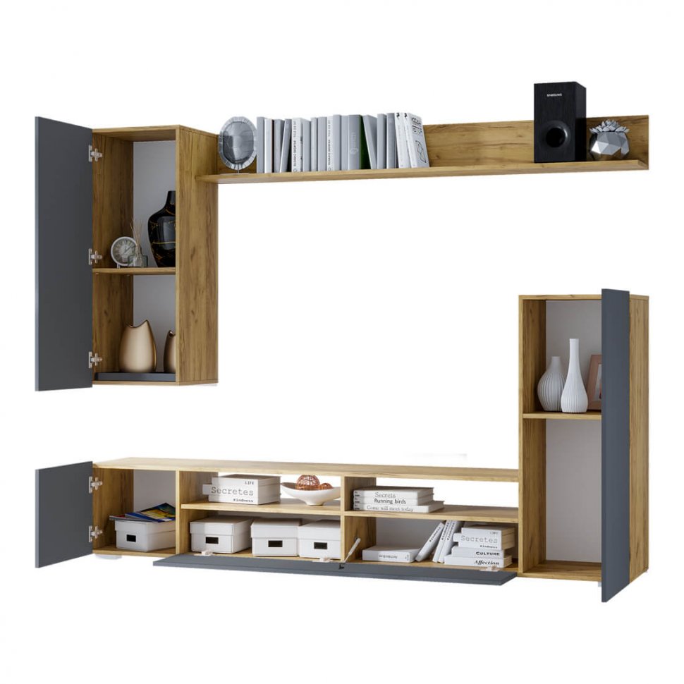 Гостиная Диаманд, Крафт, Графит