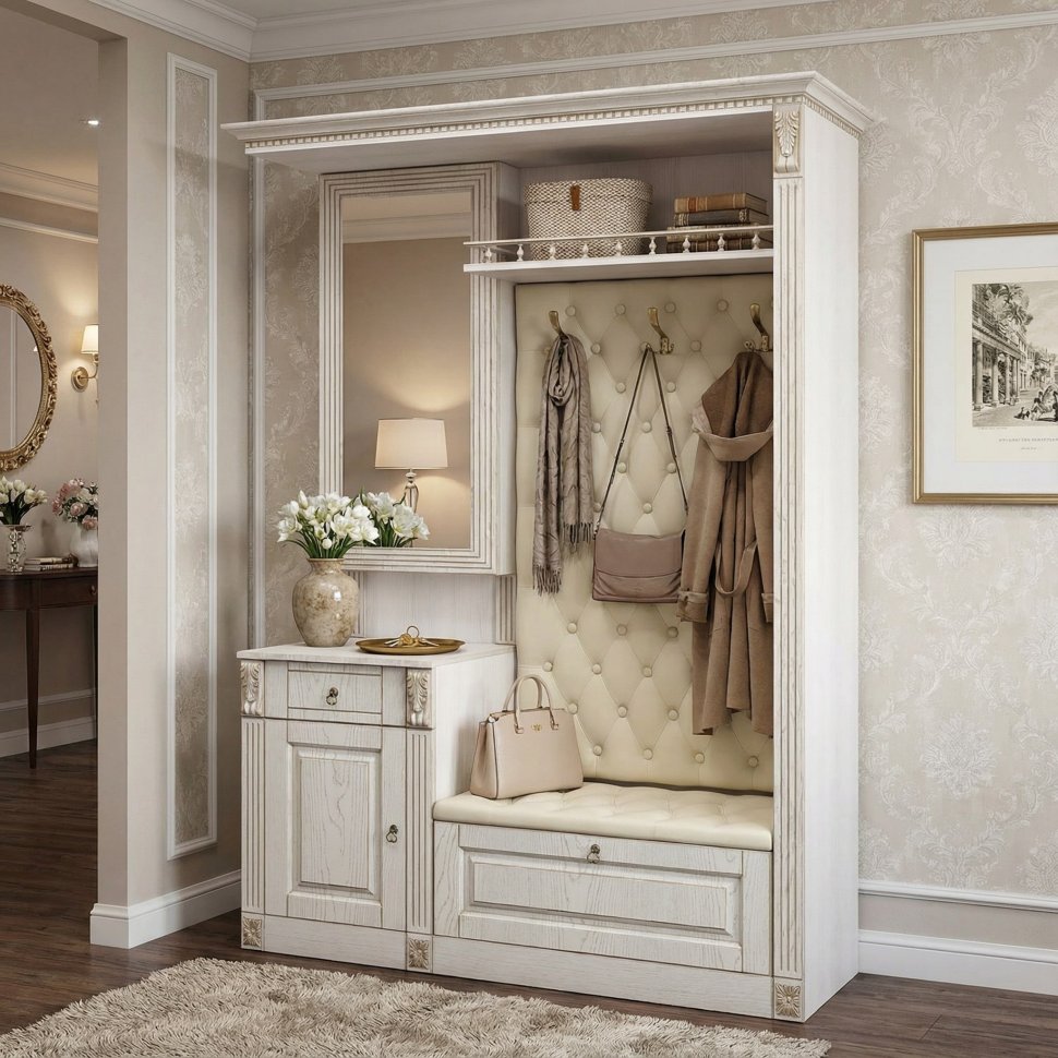 Прихожая Вероника-1 бодега светлый/ясень патина