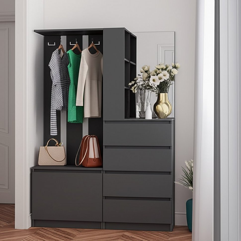 Прихожая Симпл ПР-04 (БТС) Графит