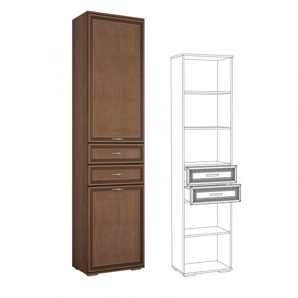 Шкаф-пенал с ящиками ЛШ-3 Ливорно DOMANI